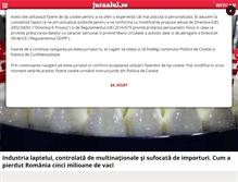 Tablet Screenshot of jurnalul.ro